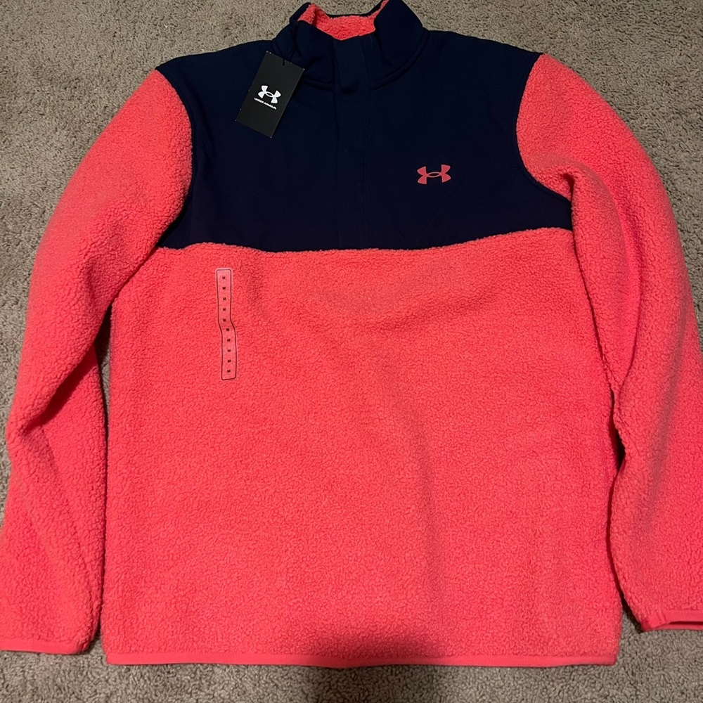New under armor golf 1/4 zip